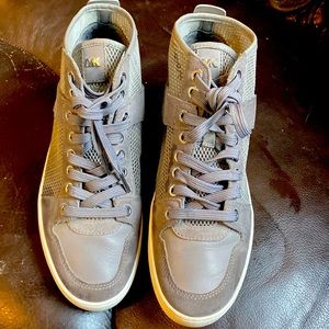 Michael Kors Matty High Top Mesh Grey Sneakers